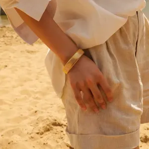 Nicholls Bold Snake Chain Bracelet In Gold