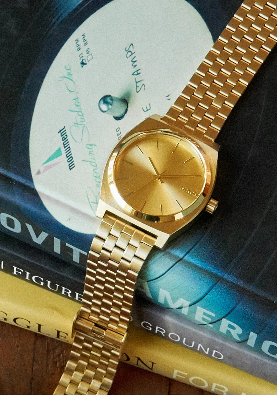 Nixon Time Teller All Gold / Gold Watch