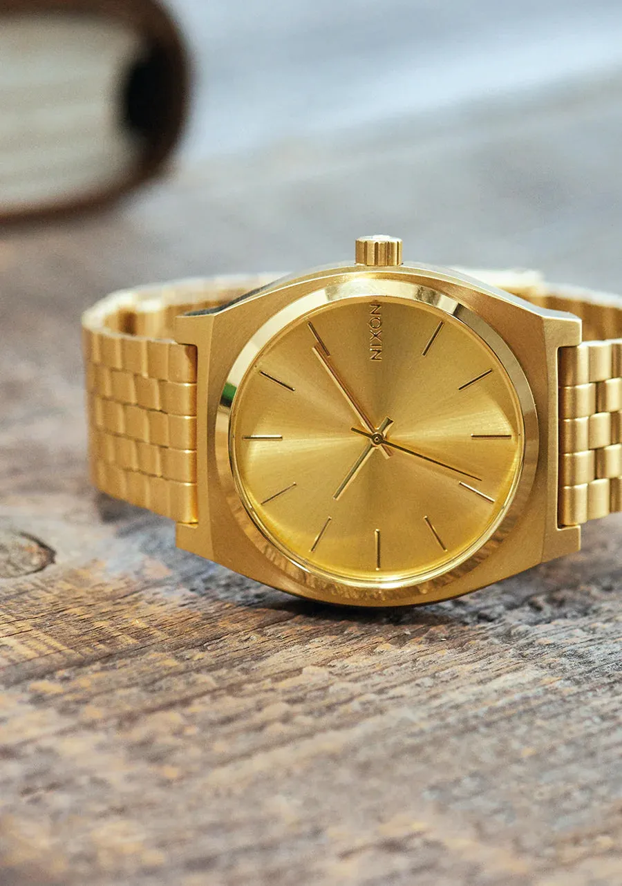 Nixon Time Teller All Gold / Gold Watch