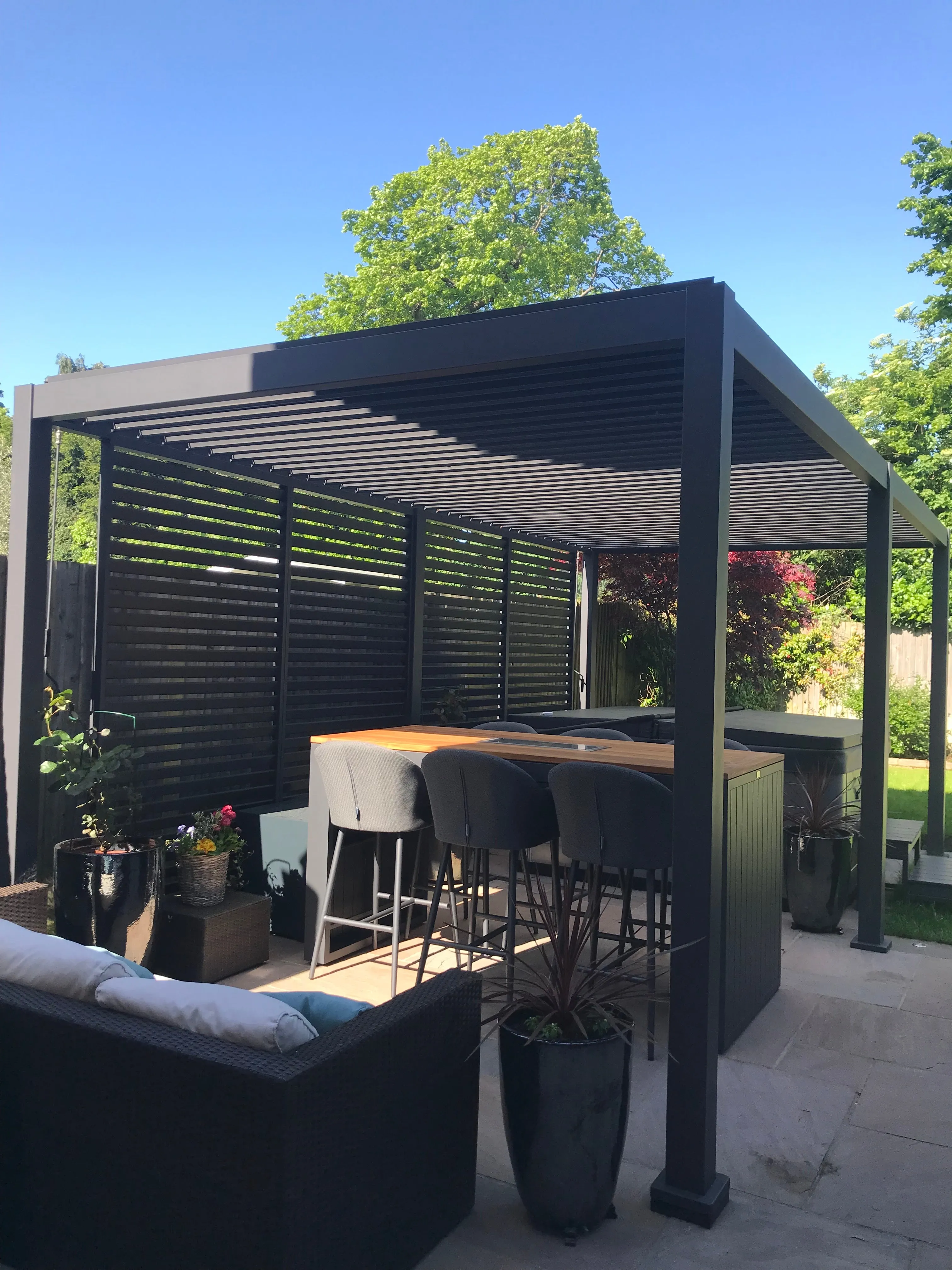 Nova Titan 7.2m x 3.6m  Aluminium Pergola | Assembly Option