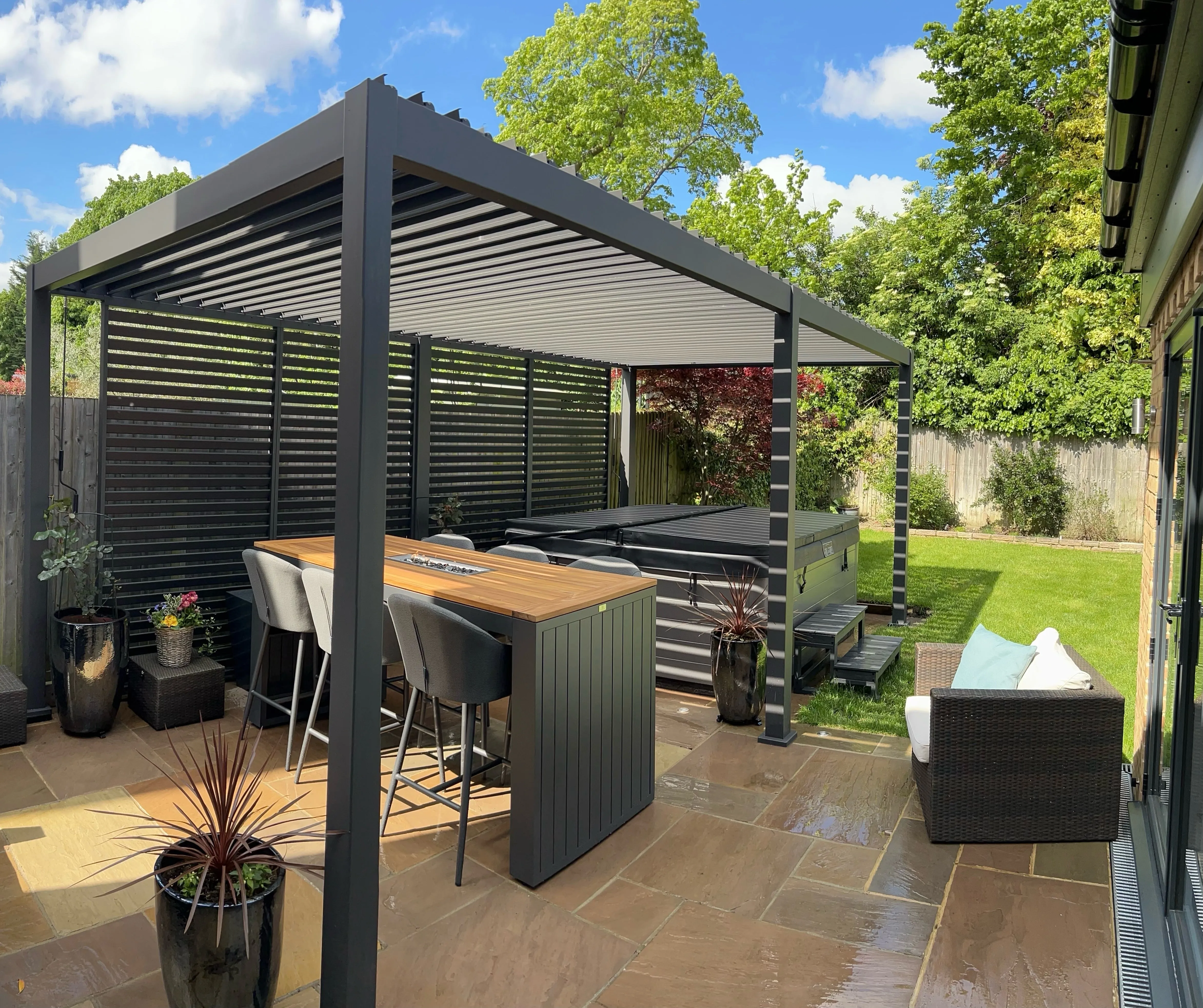 Nova Titan 7.2m x 3.6m  Aluminium Pergola | Assembly Option