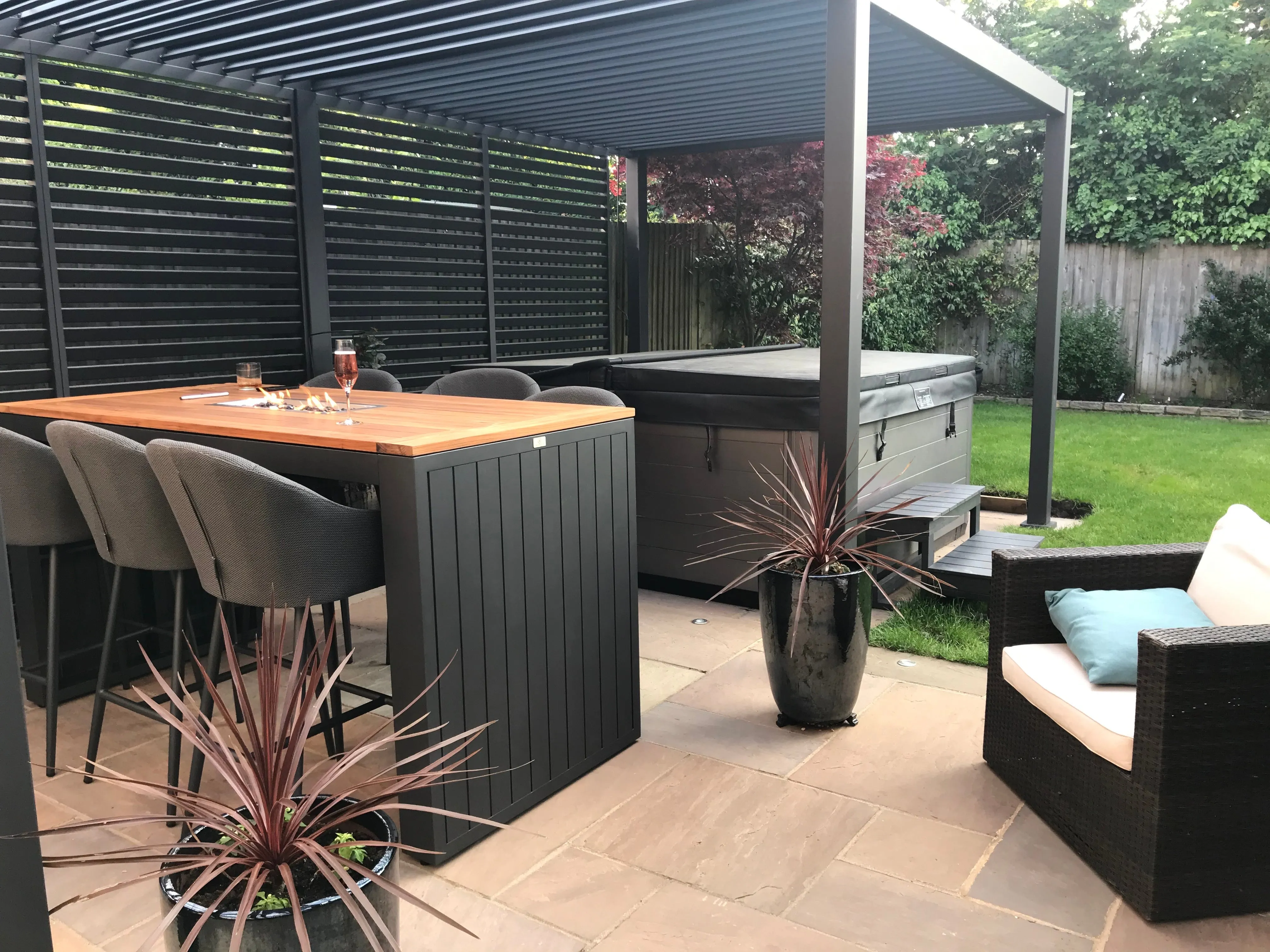 Nova Titan 7.2m x 3.6m  Aluminium Pergola | Assembly Option
