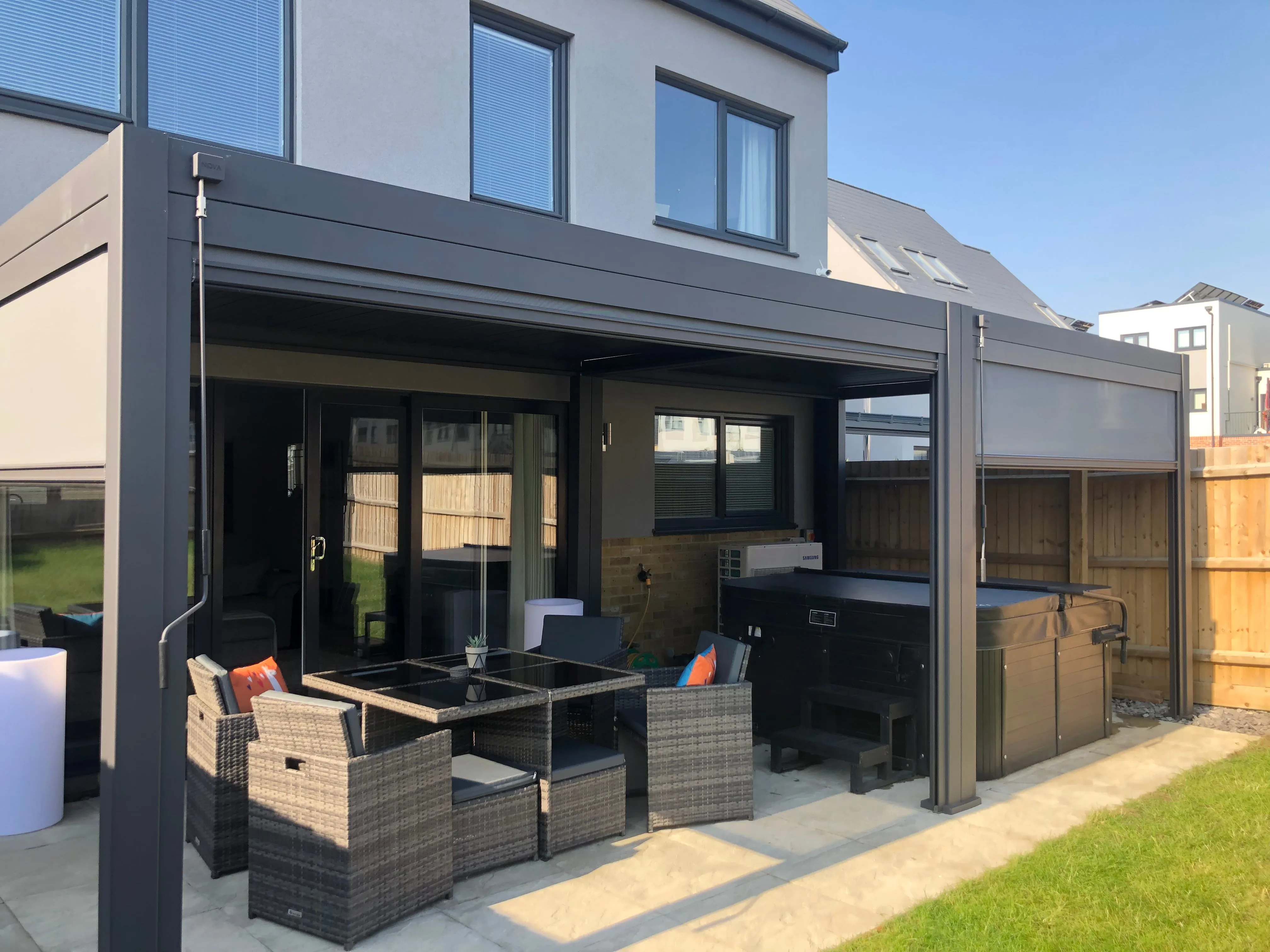 Nova Titan 7.2m x 3.6m  Aluminium Pergola | Assembly Option