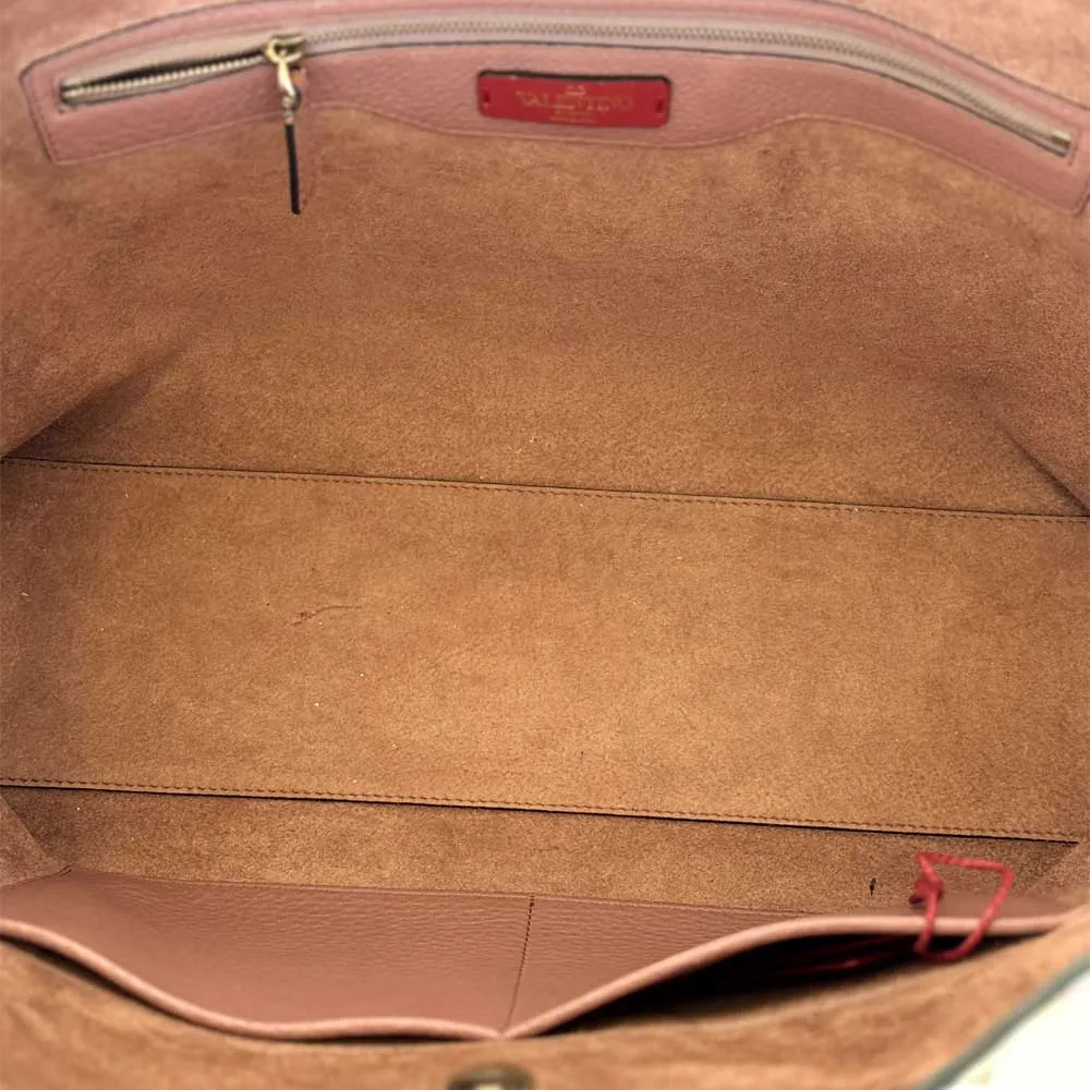Nude Rockstud Spike Shopper Tote