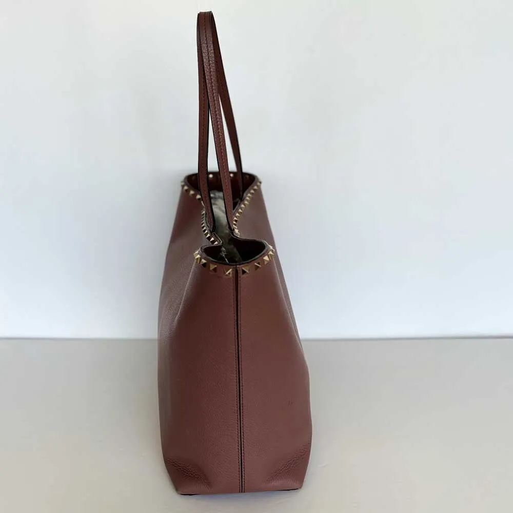 Nude Rockstud Spike Shopper Tote