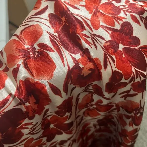 NWT Bebe SATIN COWL NECK SLIP MIDI DRESS Size XS #62