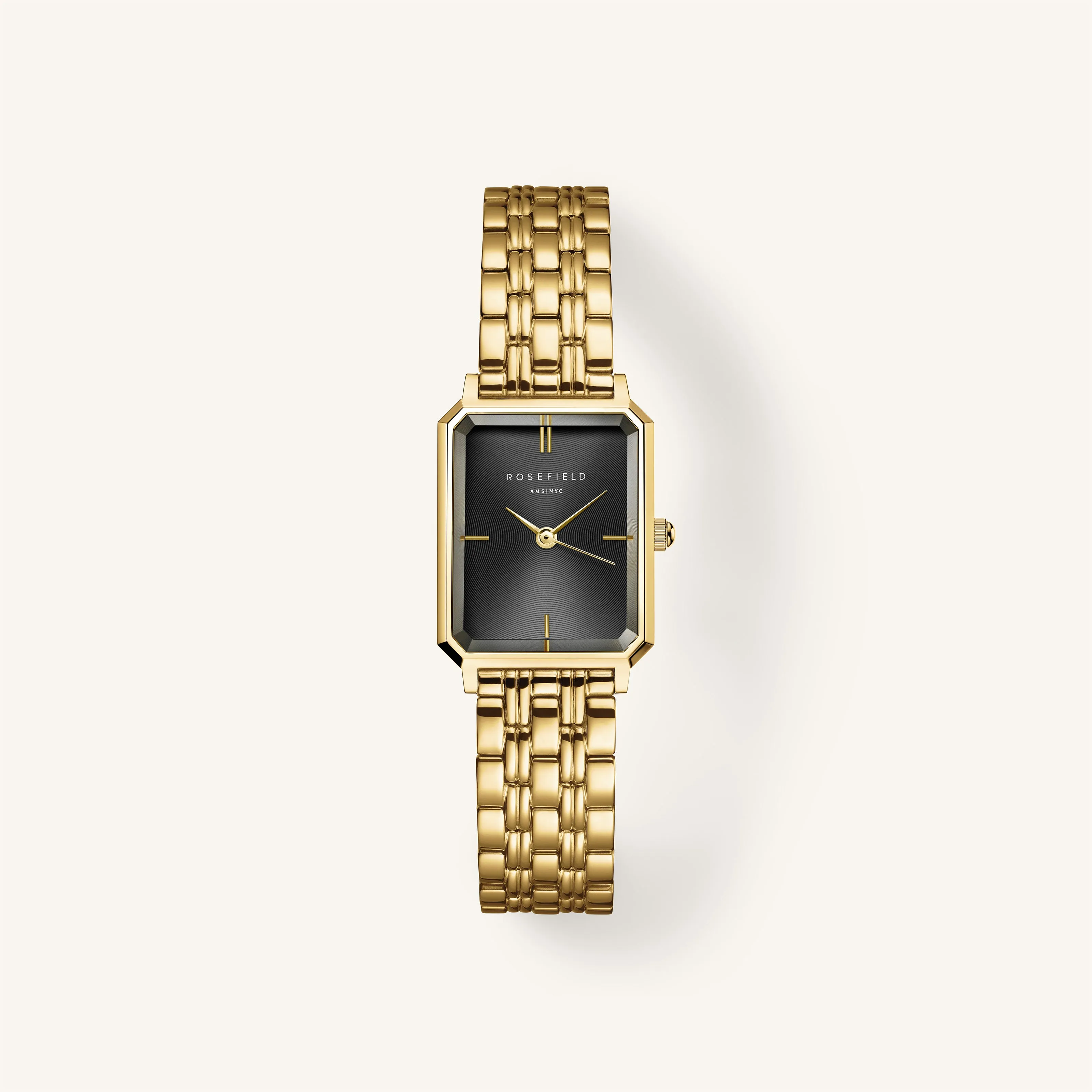 Octagon Black Gold - Engraved