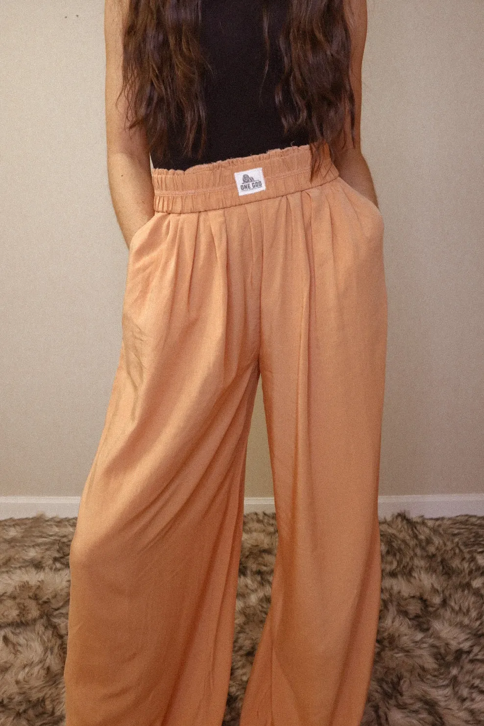 OG RUST WIDE LEG PANTS