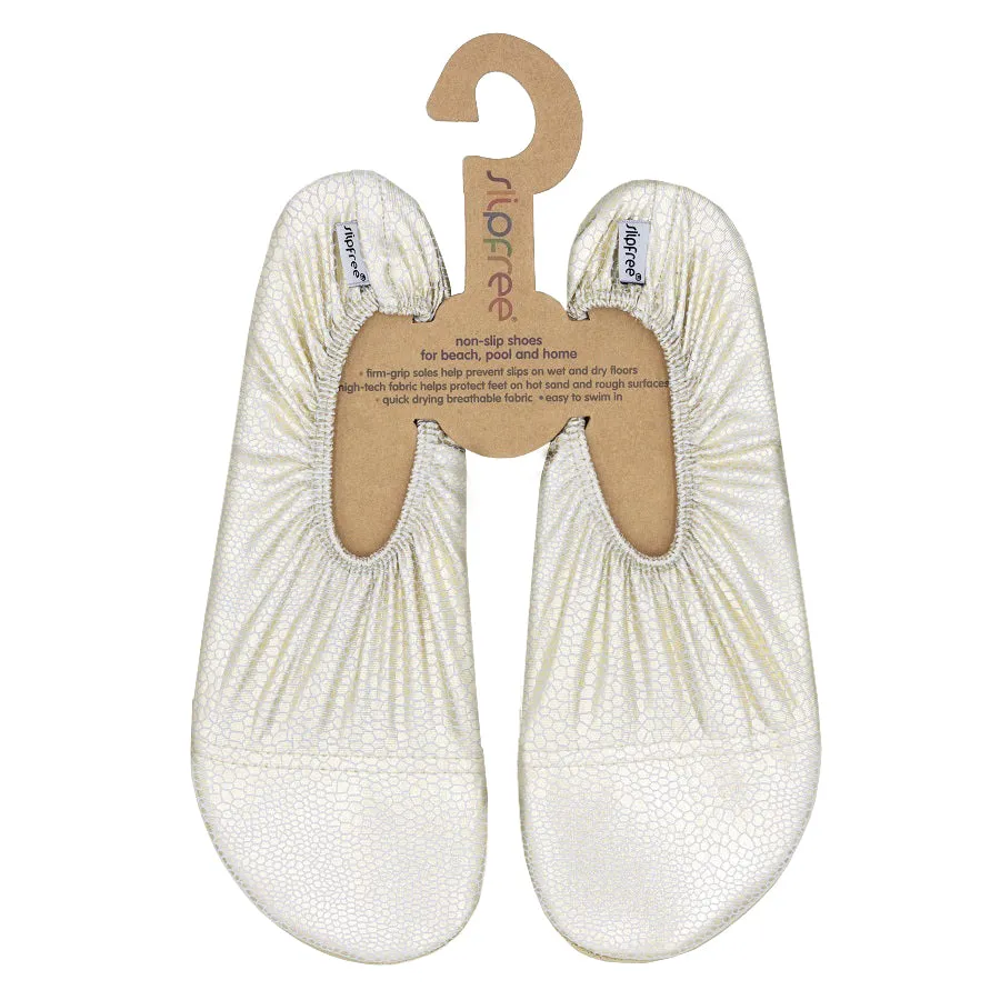 Older Kids Glitter Foil Print Slipfree Shoes