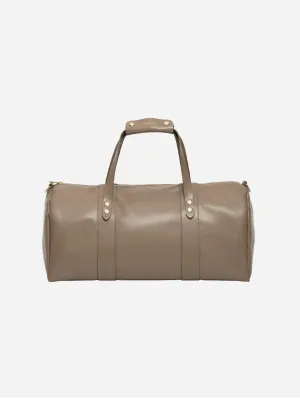 Oleatex Vegan Olive Leather Classic Weekender | Mocha Brown