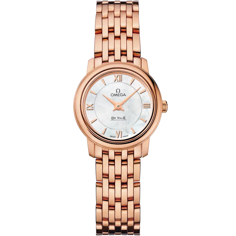 Omega De Ville Prestige 24.4 mm, red gold on red gold