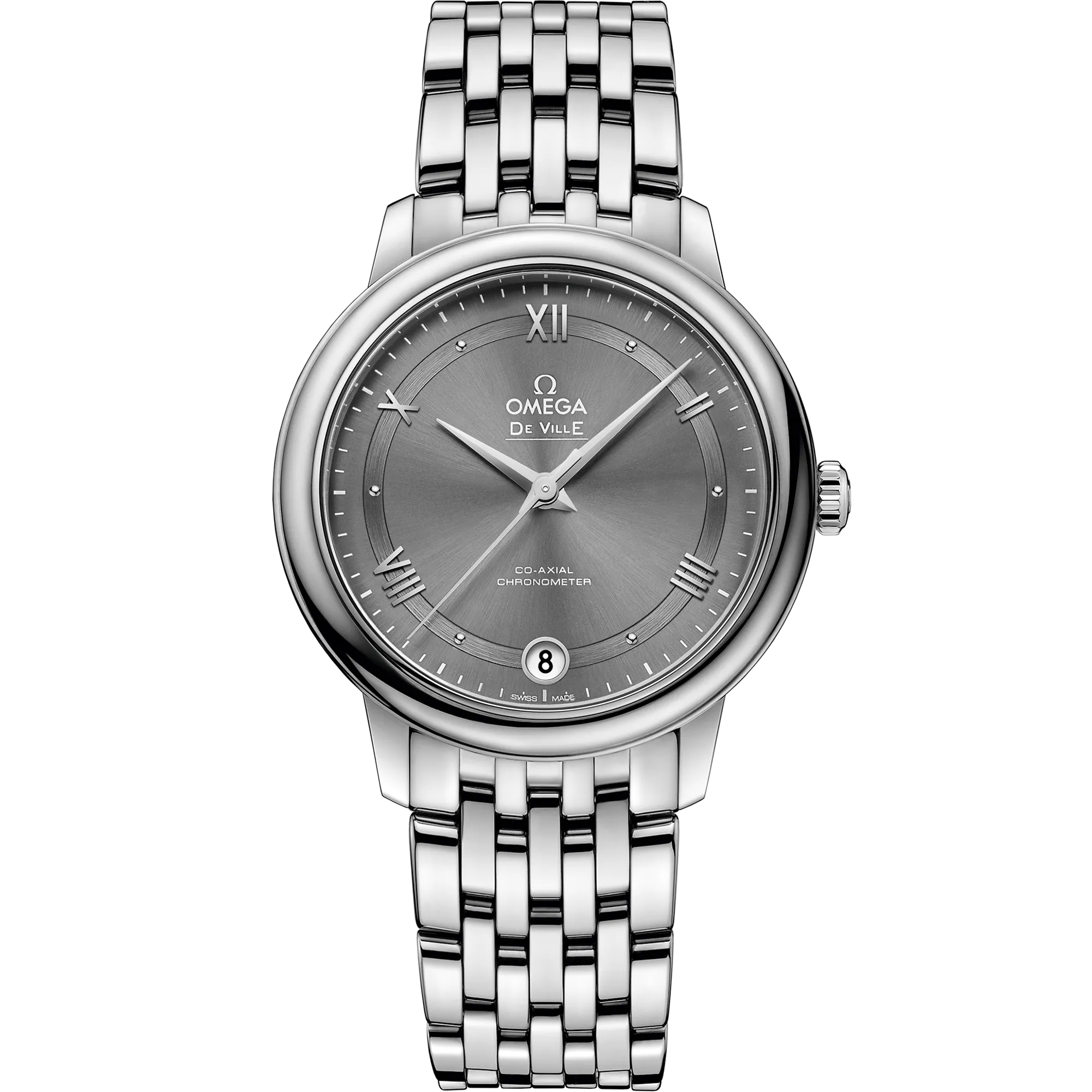 Omega De Ville Prestige 32.7 mm, steel on steel