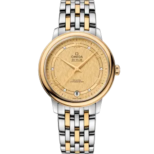 Omega De Ville Prestige 32.7 mm, steel - yellow gold on steel - yellow gold