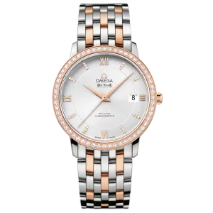 Omega De Ville Prestige 36.8 mm, steel - red gold on steel - red gold
