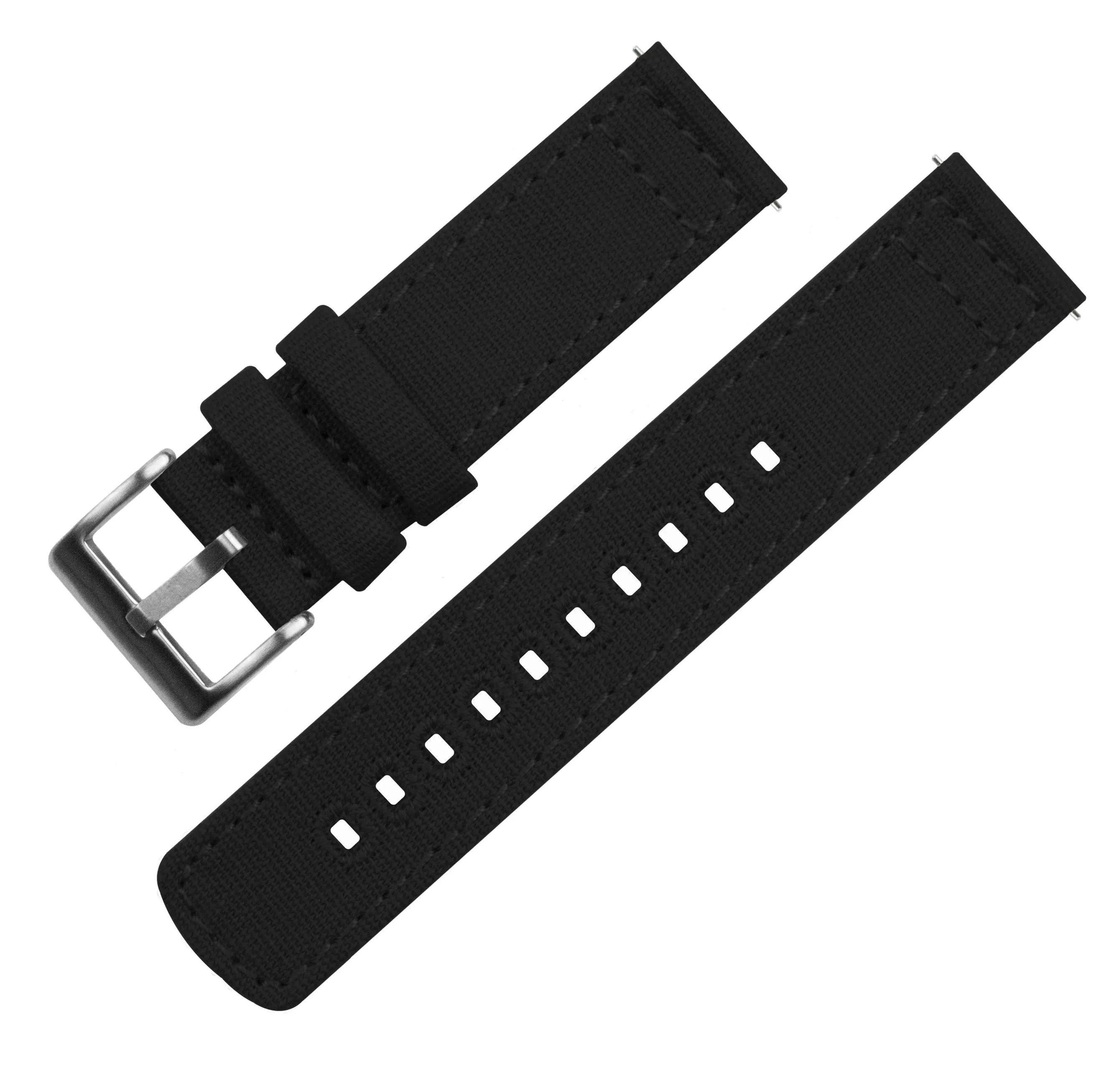 Omega Moonswatch Black Canvas Watch Band