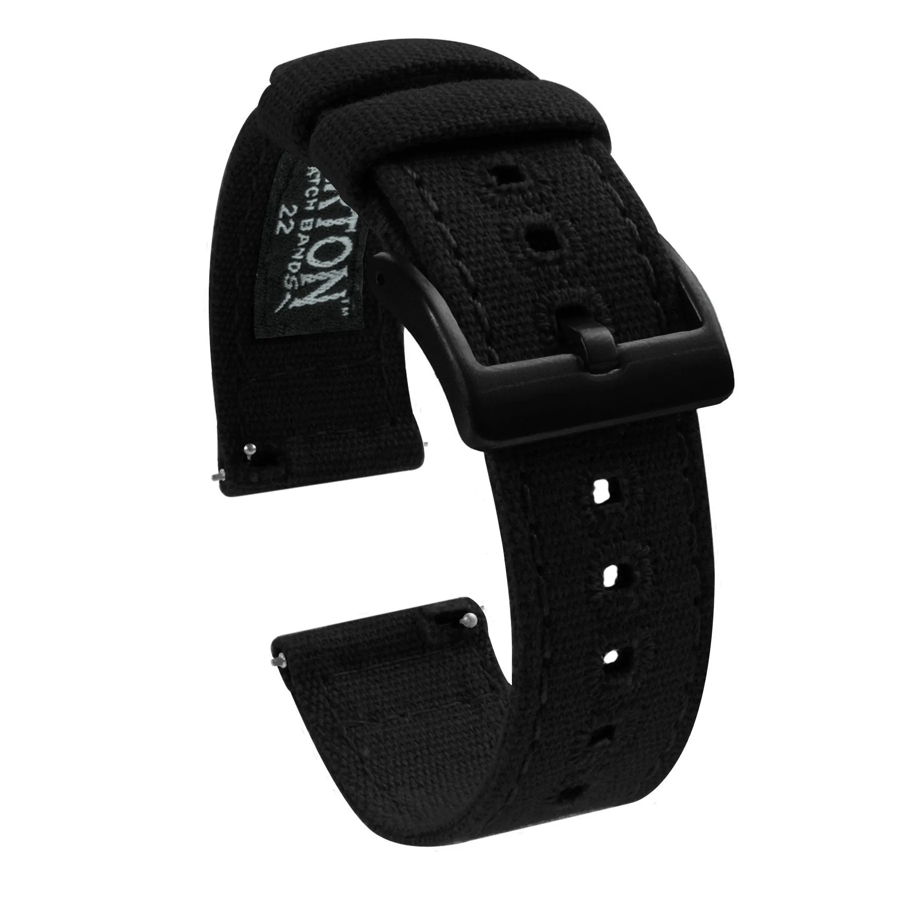 Omega Moonswatch Black Canvas Watch Band