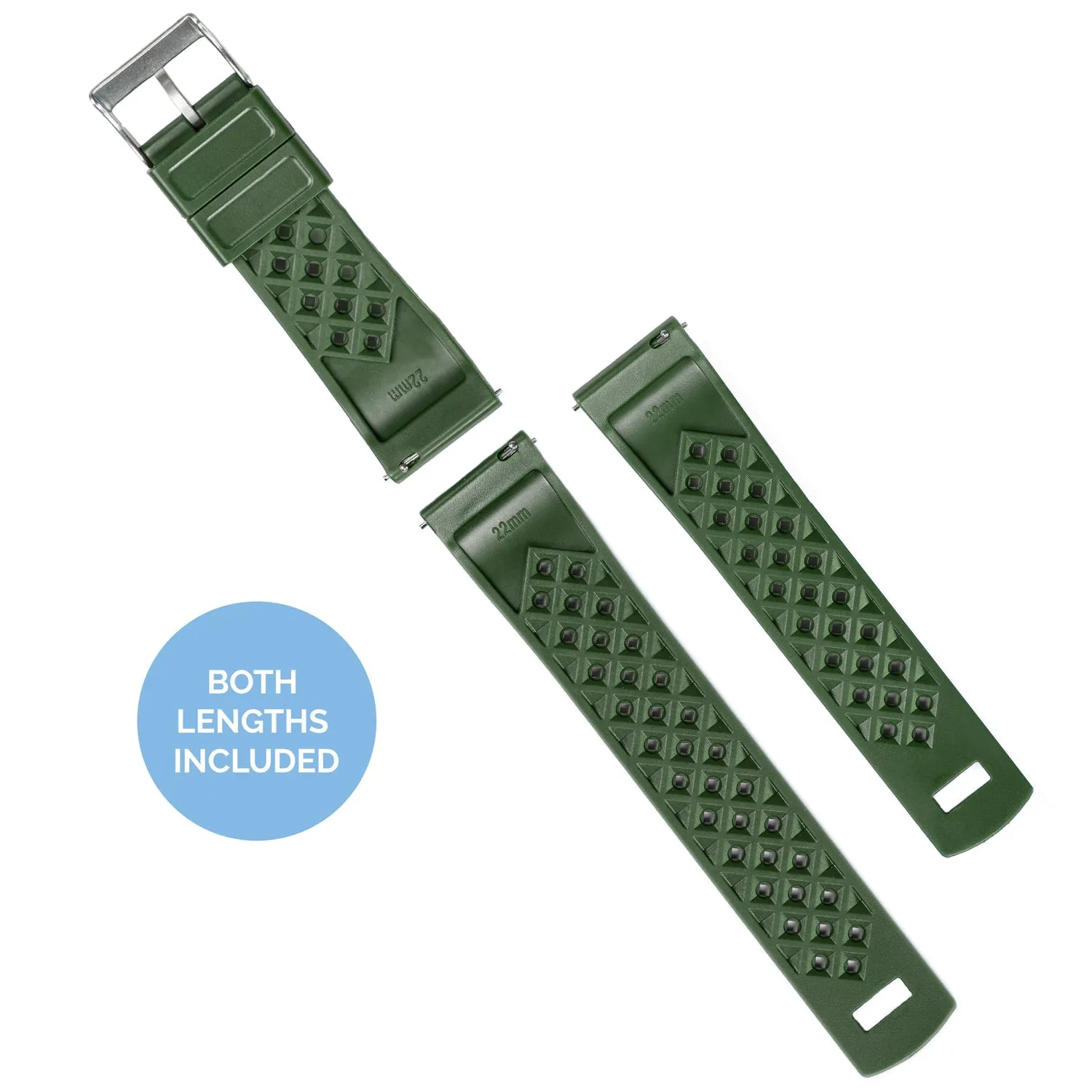 Omega Moonswatch Tropical Style Army Green Watch Band