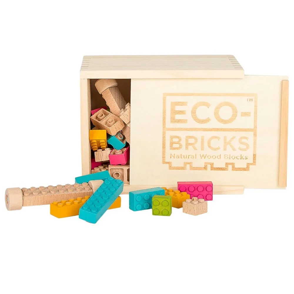 Once-Kids Eco-bricks Colour (54 Pieces) - FINAL SALE