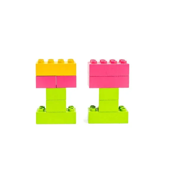 Once-Kids Eco-bricks Plus  Colour (25 Pieces) - FINAL SALE