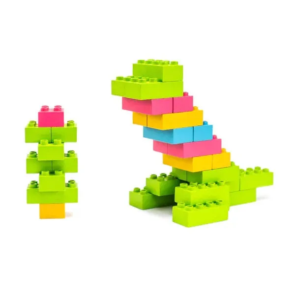 Once-Kids Eco-bricks Plus  Colour (25 Pieces) - FINAL SALE