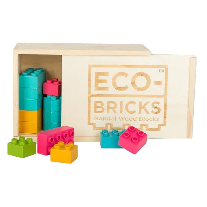 Once-Kids Eco-bricks Plus  Colour (25 Pieces) - FINAL SALE