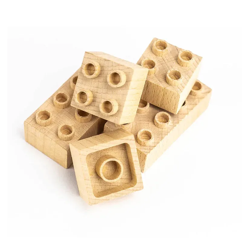 Once-Kids Eco-bricks Plus  Natural (20 Pieces) - FINAL SALE
