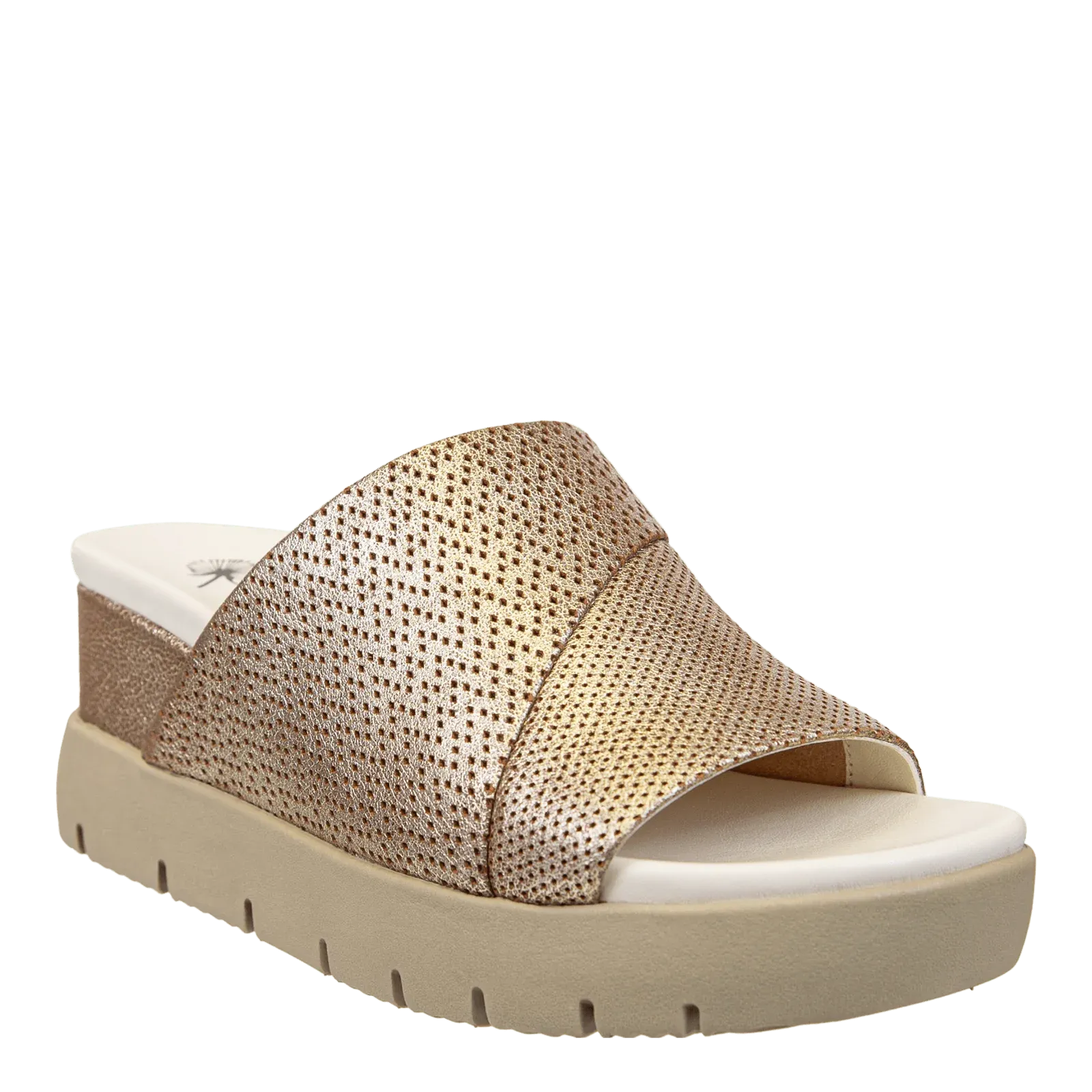 OTBT Norm Wedge Sandal in Gold