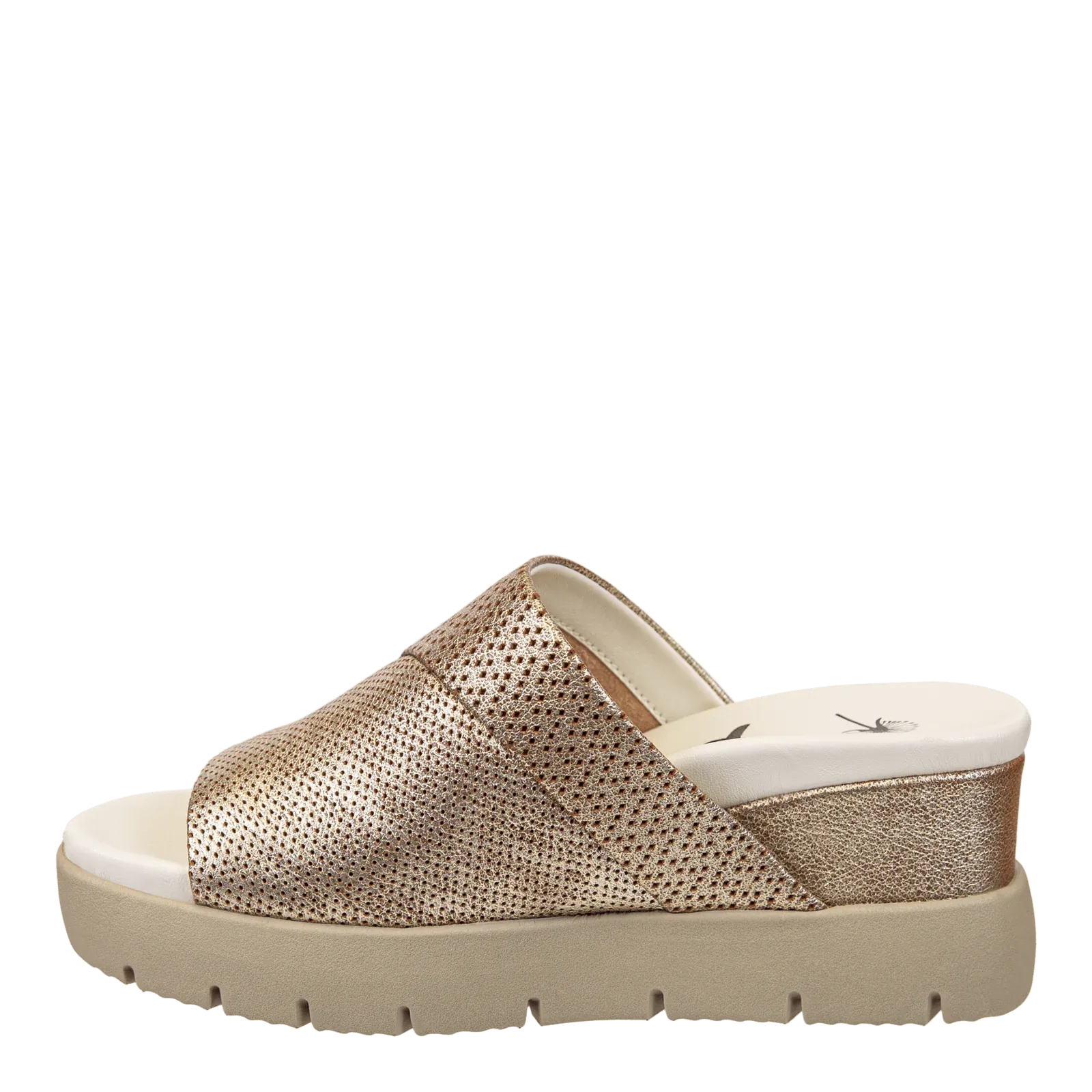 OTBT Norm Wedge Sandal in Gold