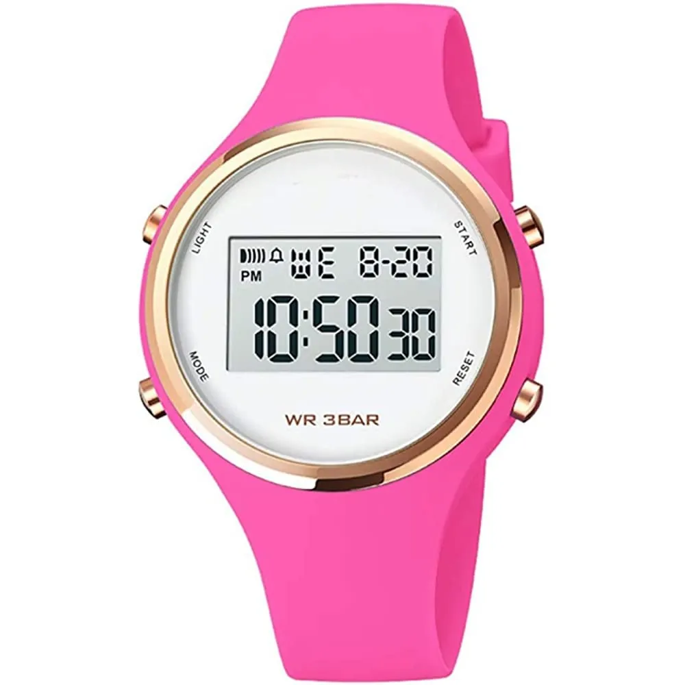 Outdoor Sport Watches Alarm Clock 5Bar Waterproof LED Digital Watch | Multiple Colors