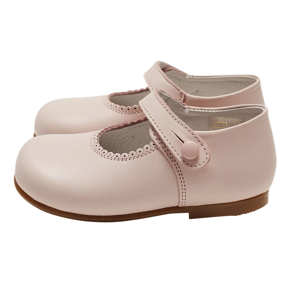 PALE PINK MARY-JANE SHOES