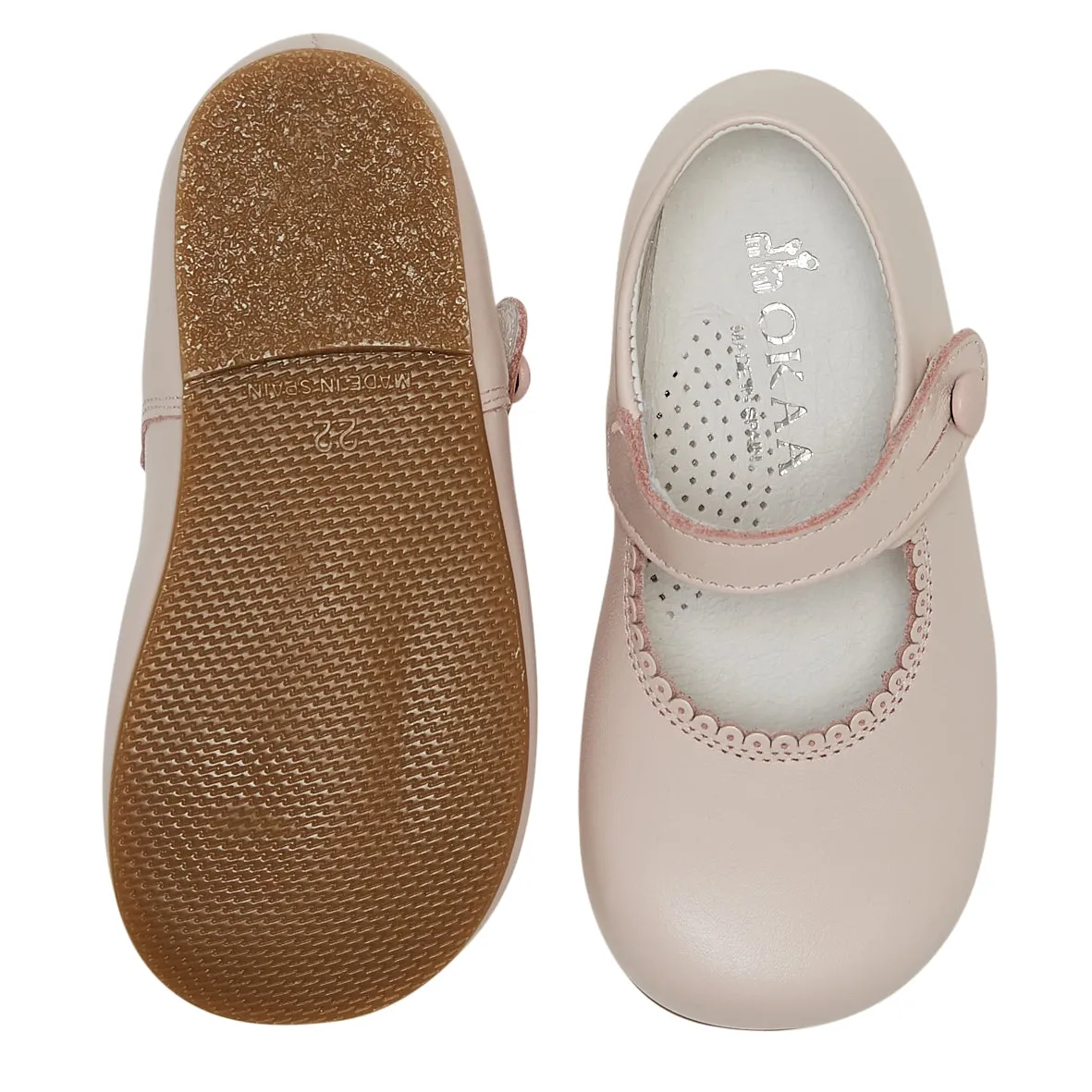 PALE PINK MARY-JANE SHOES