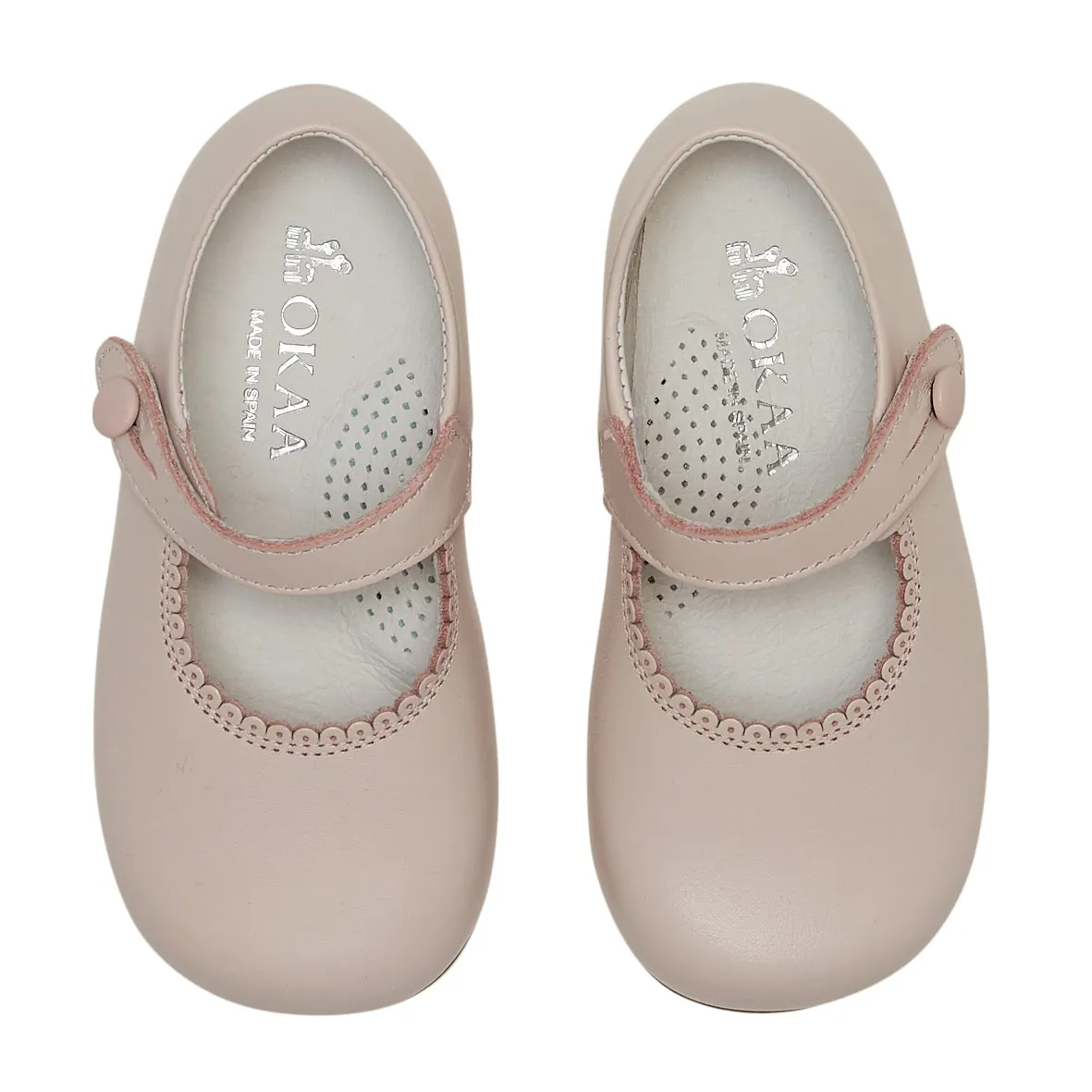 PALE PINK MARY-JANE SHOES