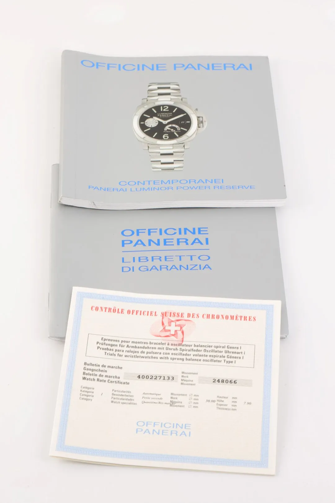Panerai Luminor OP 6573 Stainless Steel 43mm Men's Watch
