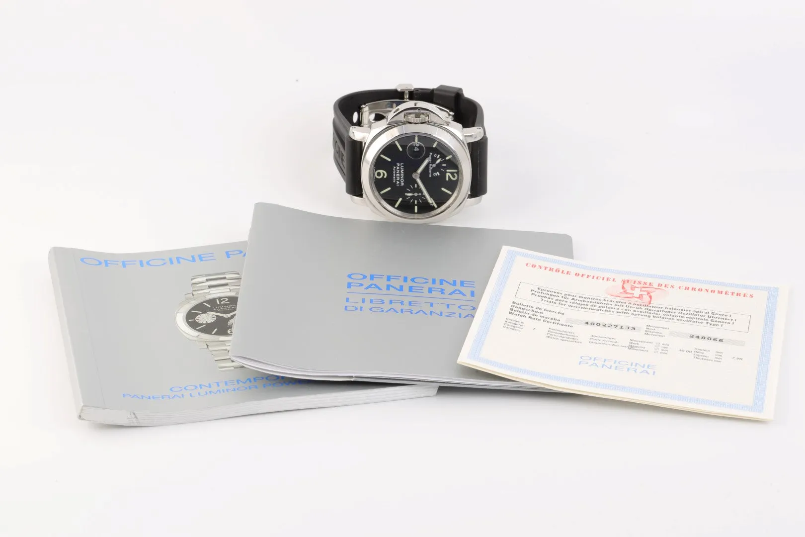 Panerai Luminor OP 6573 Stainless Steel 43mm Men's Watch