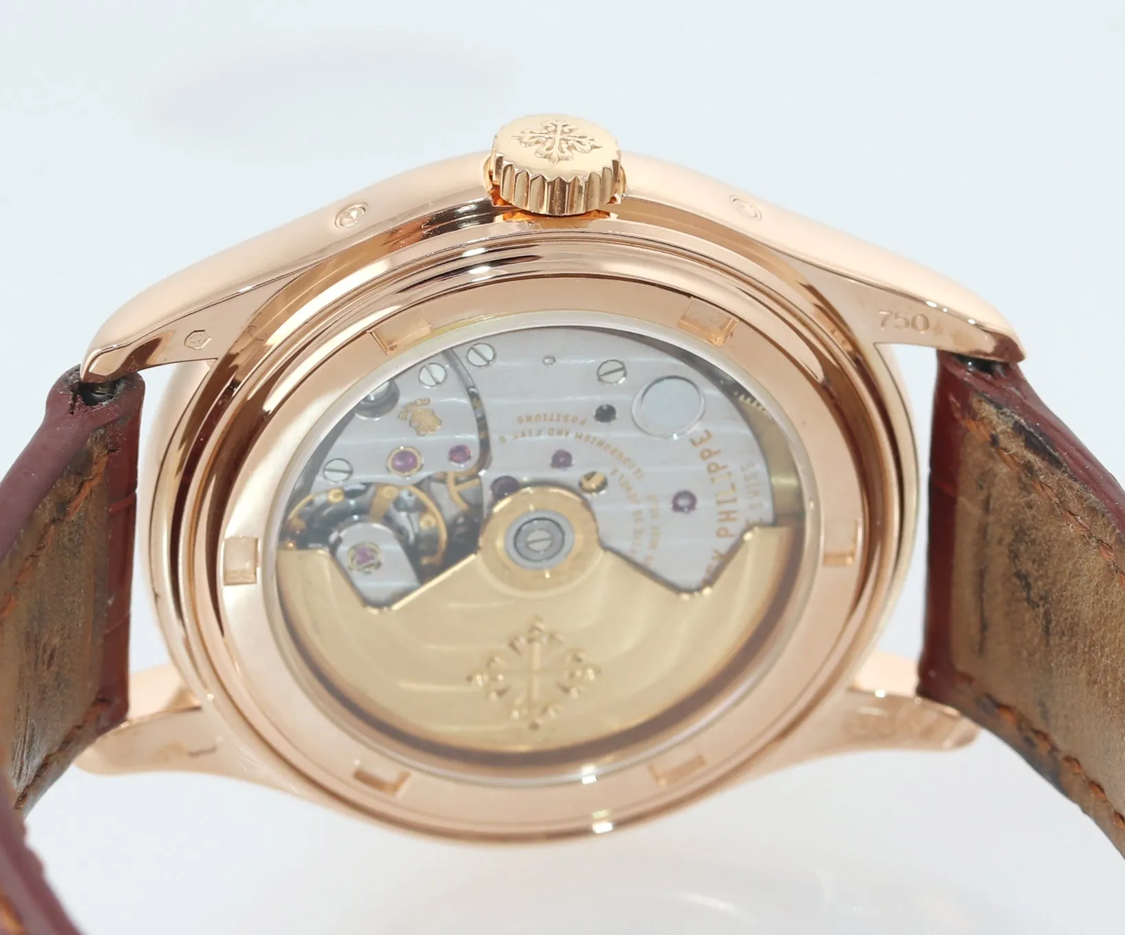 PAPERS Patek Philippe Annual Calendar 18k Yellow Gold 37mm 5035r Watch Box