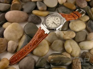 Particolare Capolavoro Light Brown Hornback Crocodile Leather Audemars Piguet Royal Oak