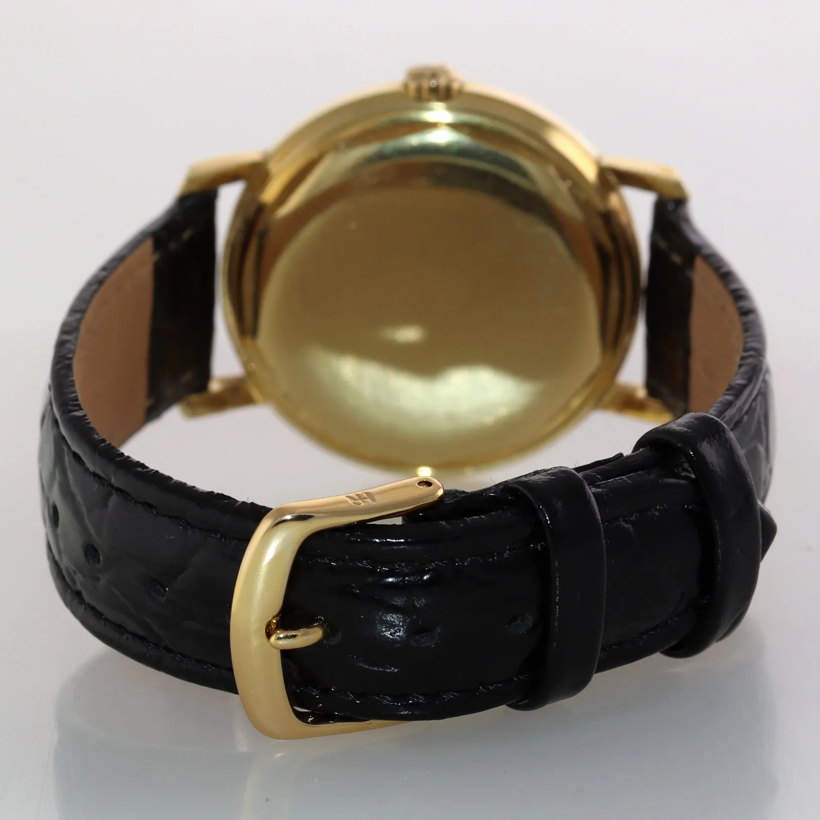 Patek Philippe Calatrava 18k Yellow Gold Silver Date 35mm Automatic 3445 Watch