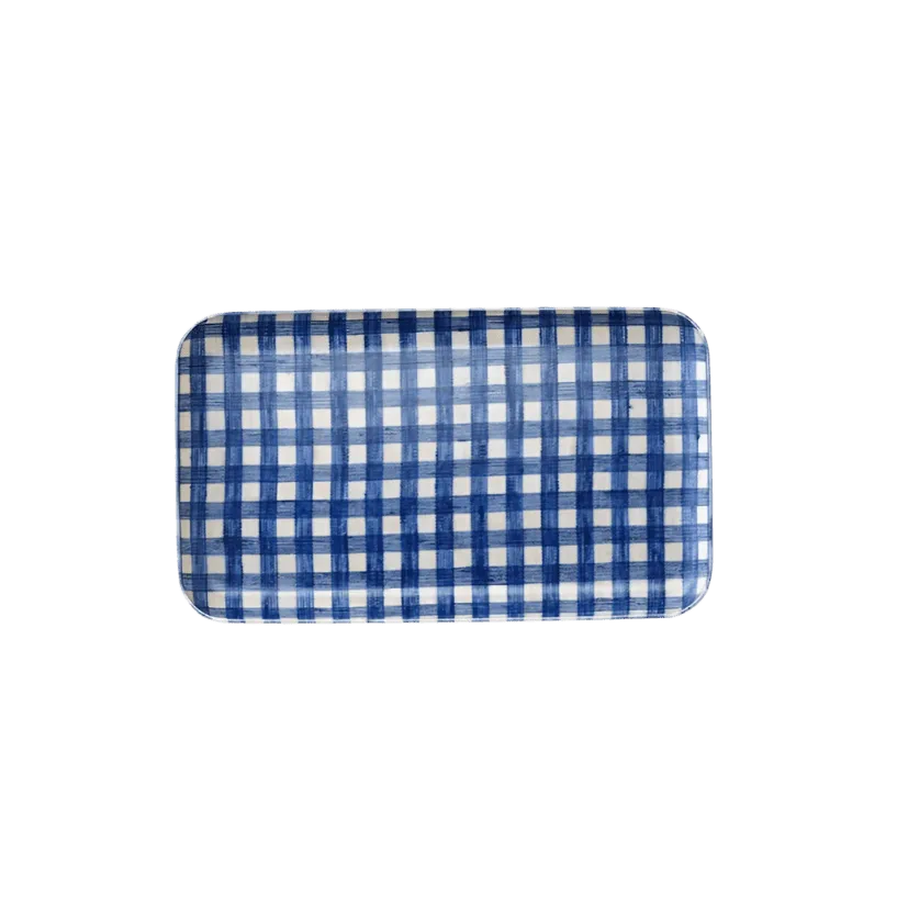 Paule Linen Coated Tray · Small · Fog Linen