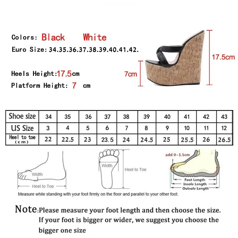 Peep Toe Platform Wedges