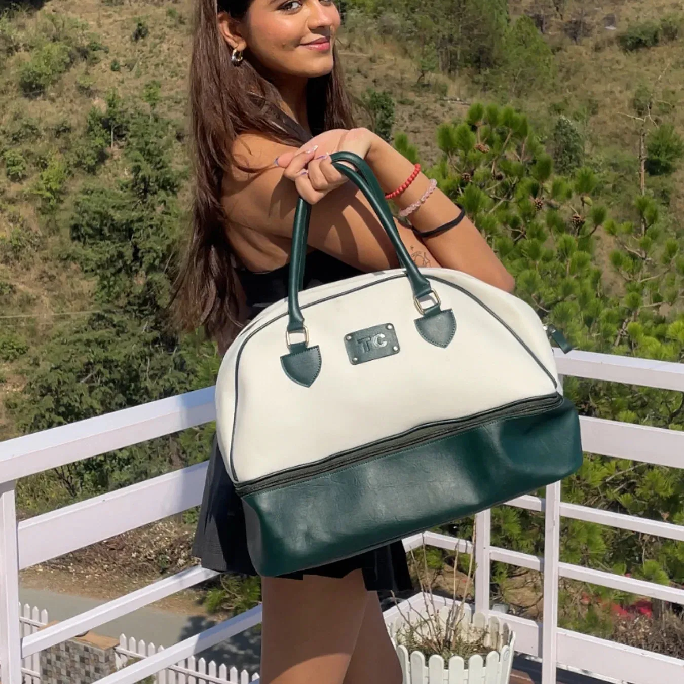 PERSONALISED WEEKENDER BAG - BLACK