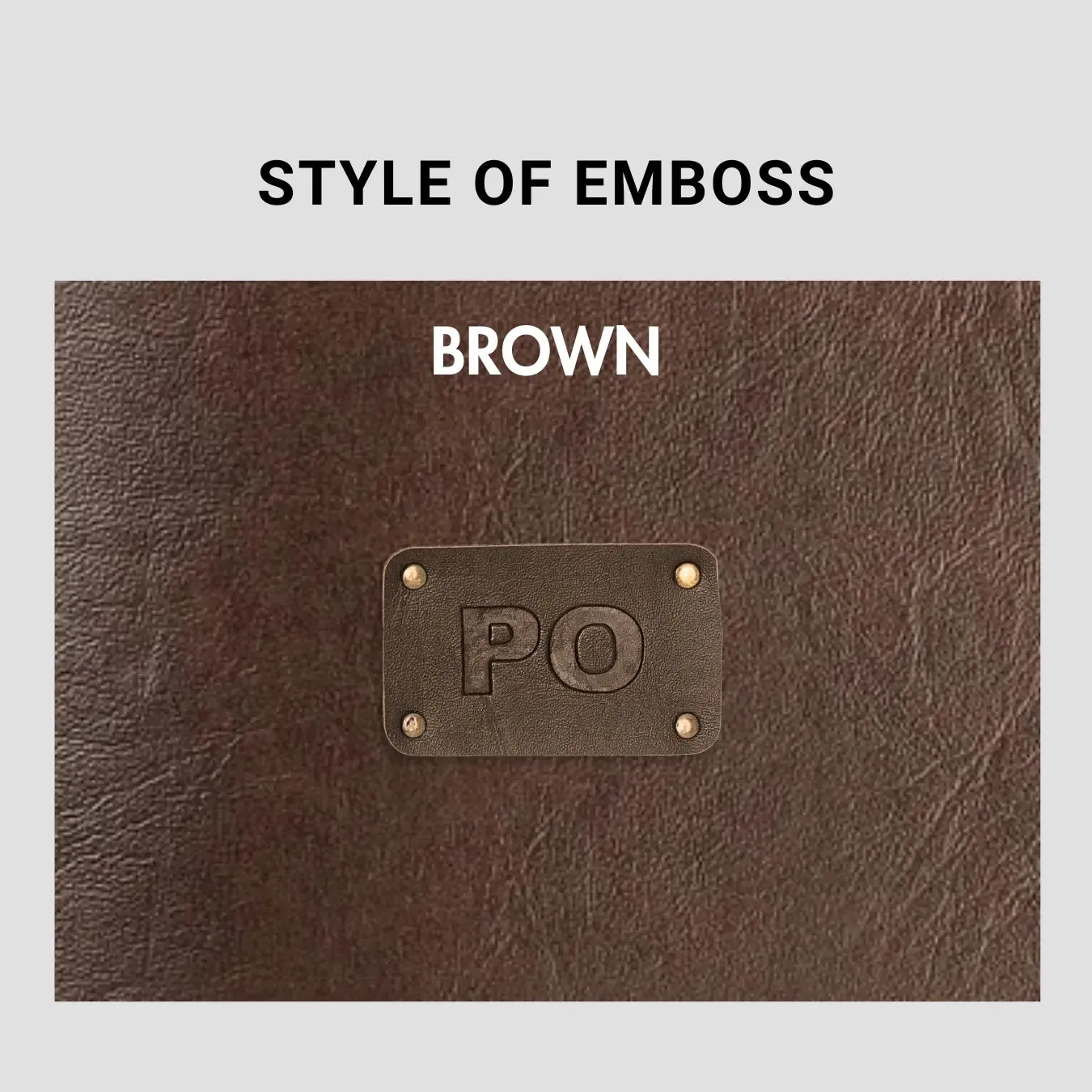 PERSONALISED WEEKENDER BAG - BROWN