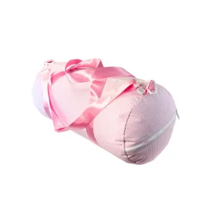 Personalized Glossed Stripe Pink Weekender