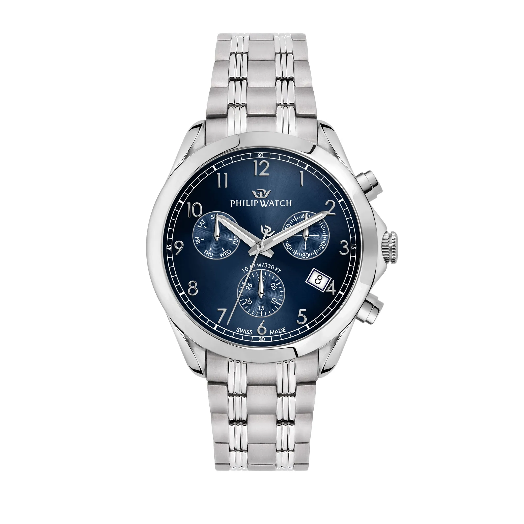 Philip Watch BLAZE 41mm CHR BLUE DIAL BR SS