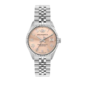Philip Watch CARIBE 35MM 3H VINTAGE ROSE DIAL BR SS