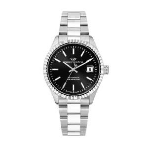 Philip Watch CARIBE 39mm AUTO WHITE SILVER BRACELET