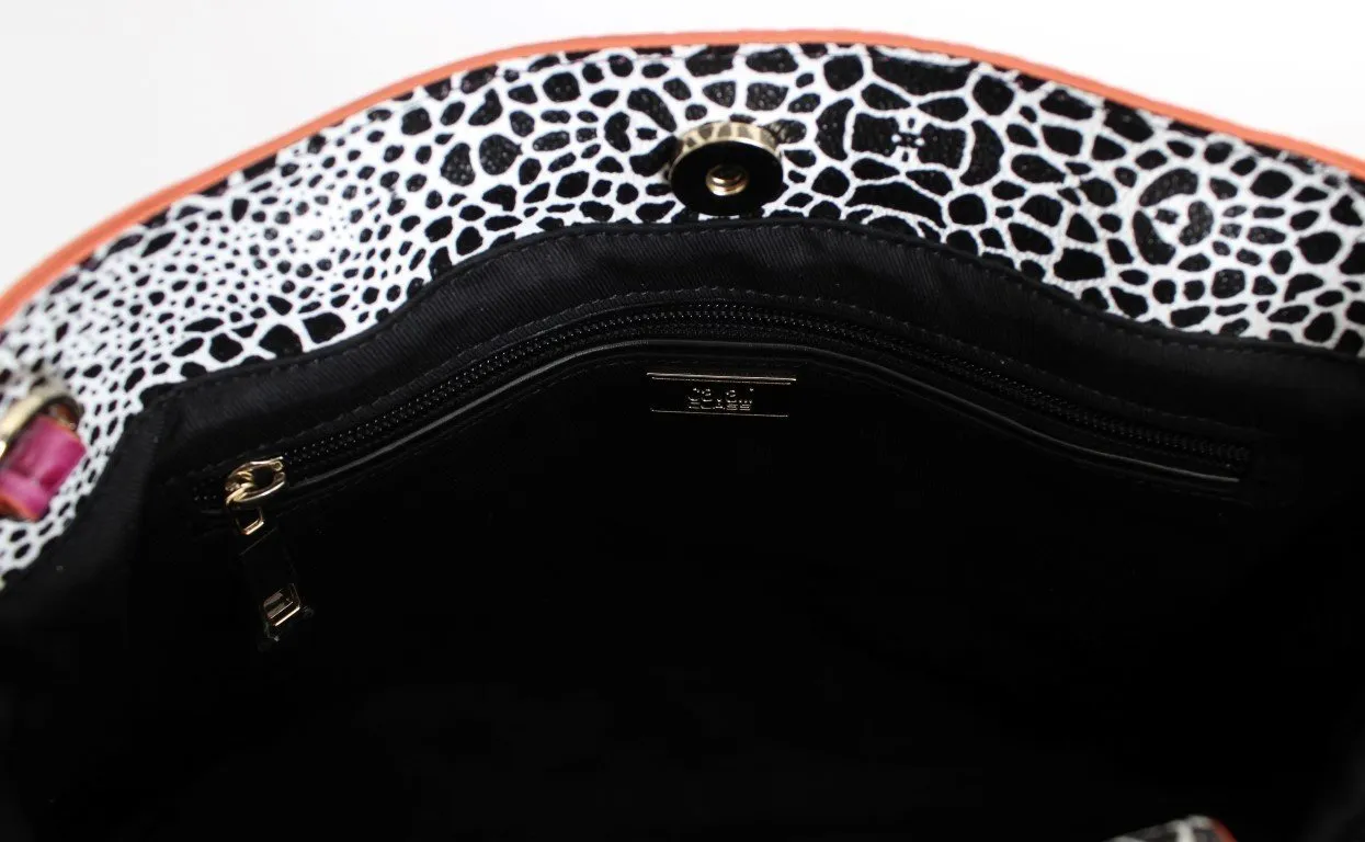 Pink Hand Shoulder PVC Satchel Bag