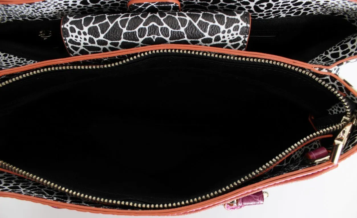 Pink Hand Shoulder PVC Satchel Bag