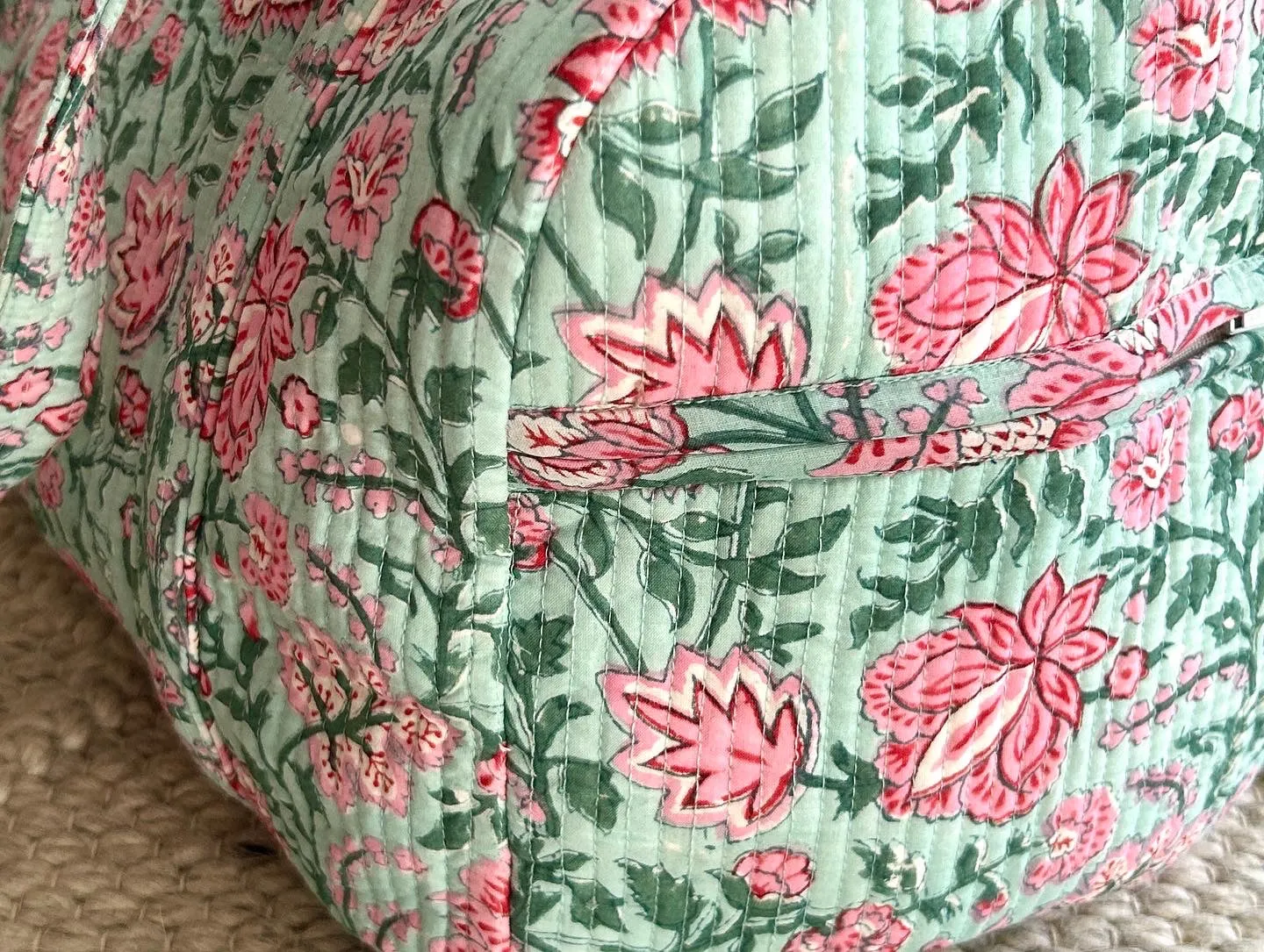 Pink Lotus Weekender ~ Duffel Bag
