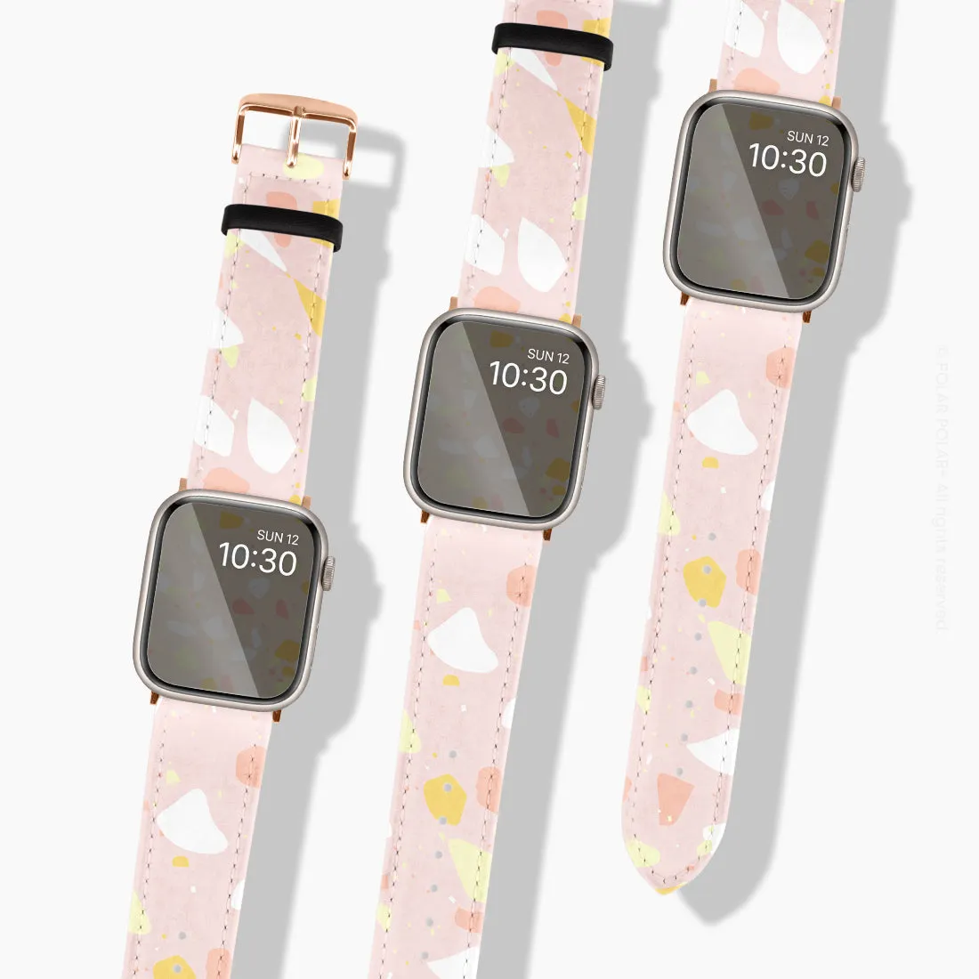 Pink Peony Terrazzo - Apple Watch Band