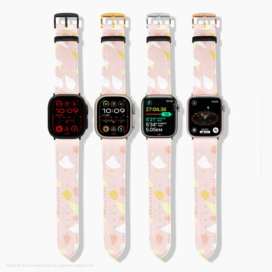 Pink Peony Terrazzo - Apple Watch Band